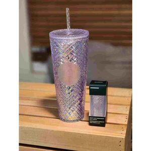 Starbucks Jeweled Unicorn 24oz tumbler and Keychain